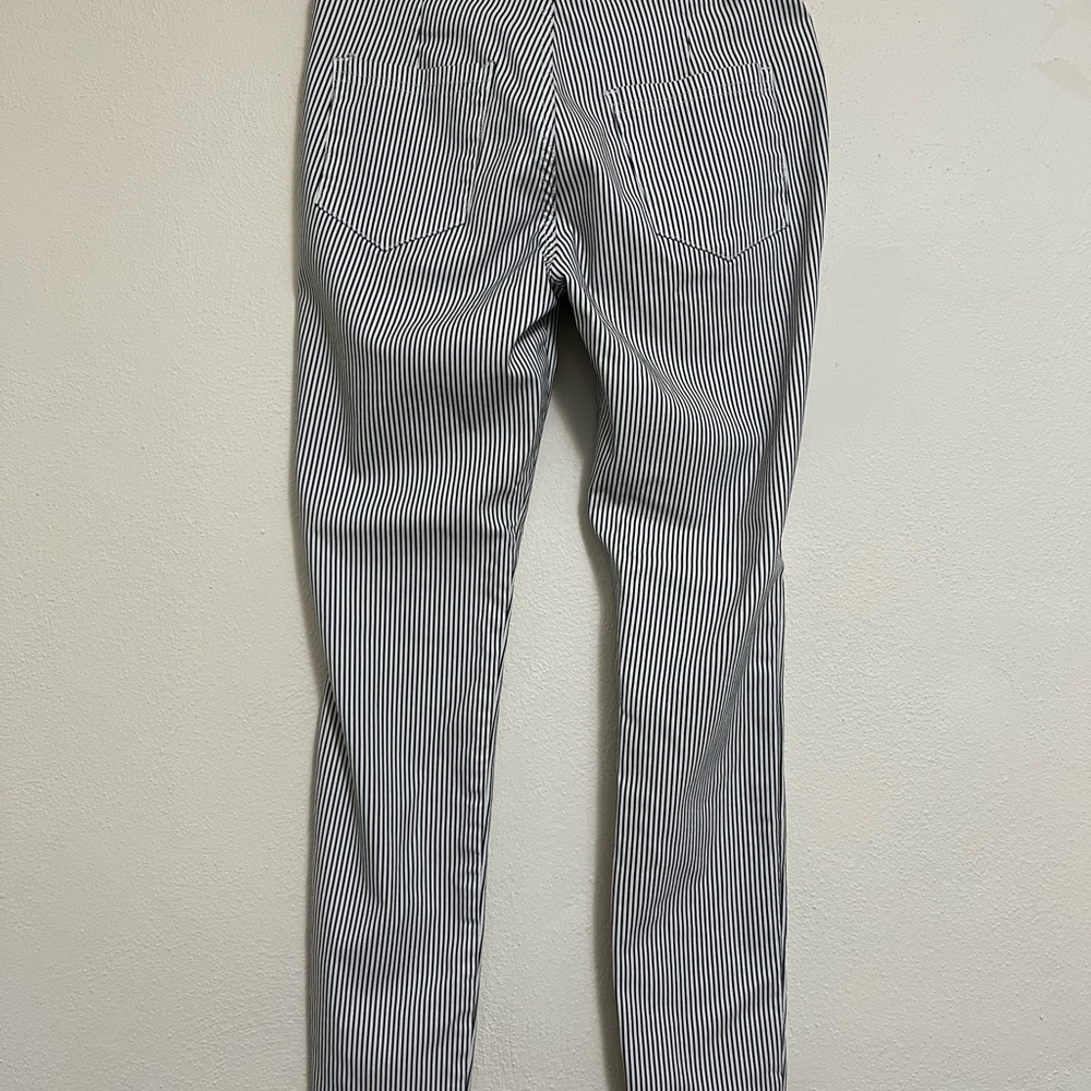 Striped Black and White Pants - Picture 2 of 3